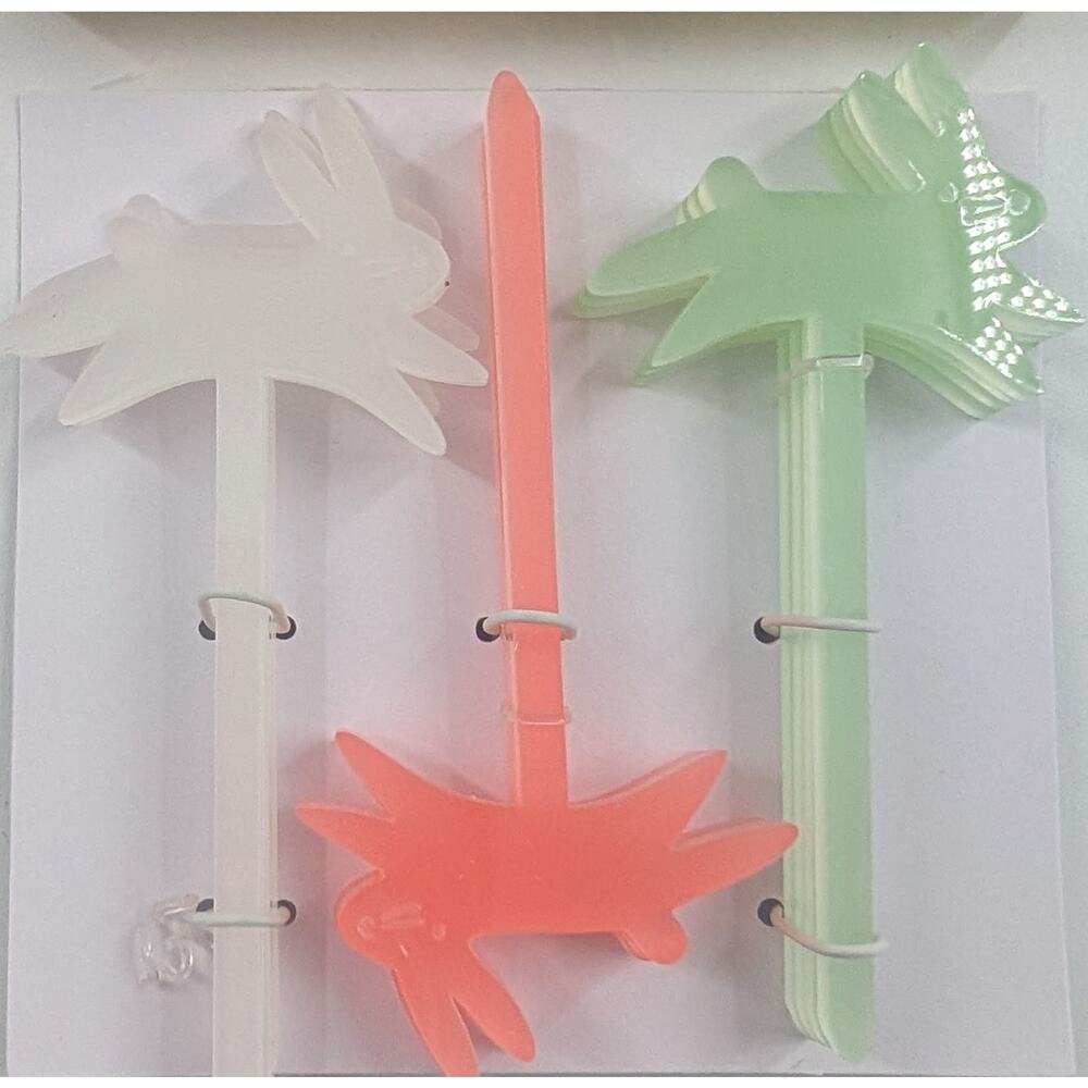 Easter Bunny Rabbit Cupcake Toppers 12 pcs by Meri Meri - Picture 2 of 5